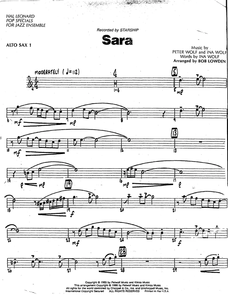 Sara score preview