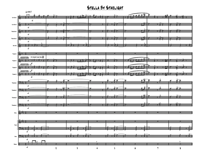 Stella By Starlight score preview