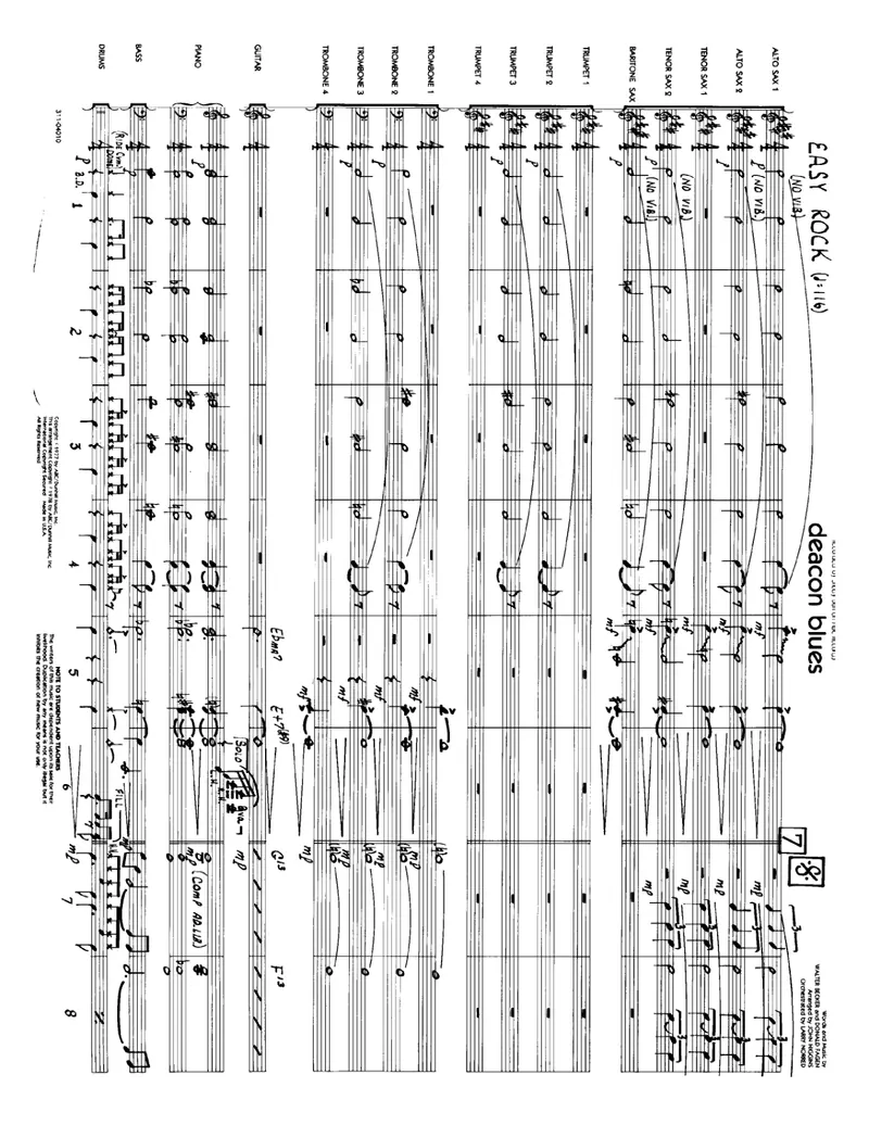 Deacon Blues score preview