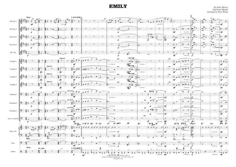 Emily score preview