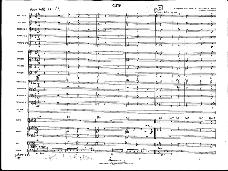Cute score preview