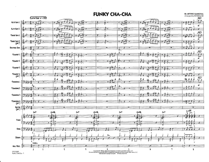 Funky Cha-Cha preview page 1