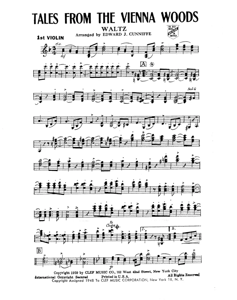 Tales From The Vienna Woods preview page 1