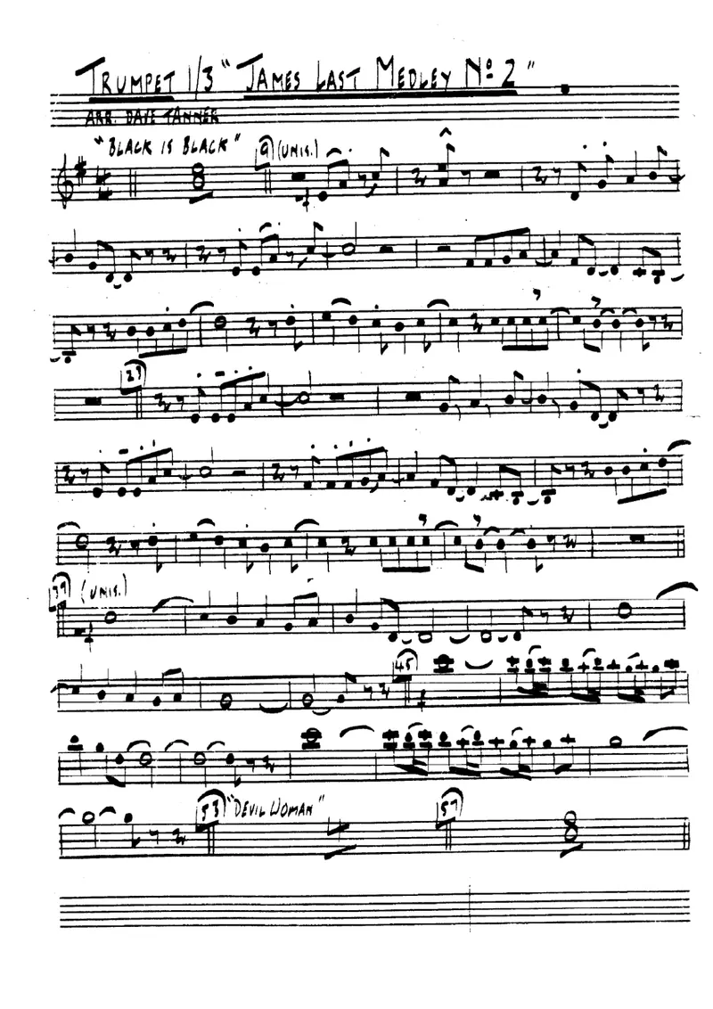 James Last Medley No score preview