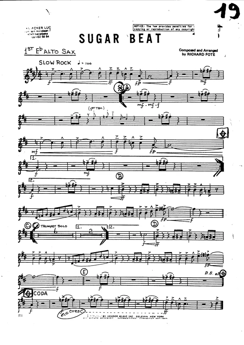 Sugar Beat score preview