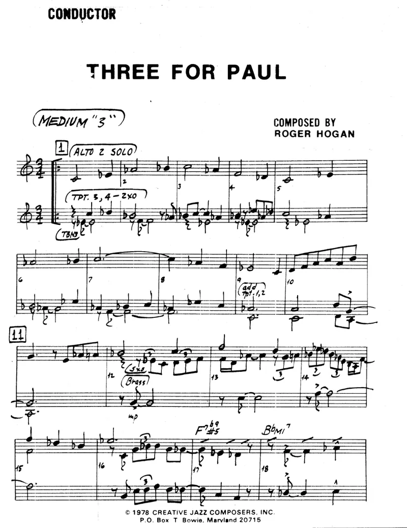 Three For Paul preview page 1