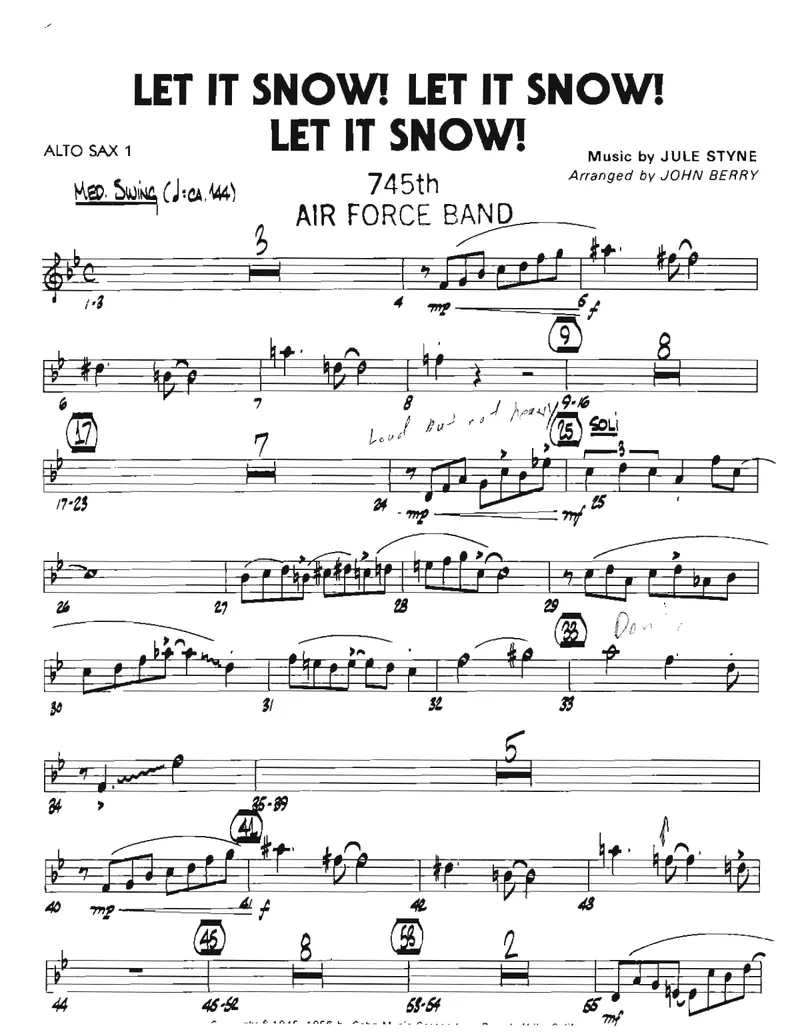 Let It Snow score preview