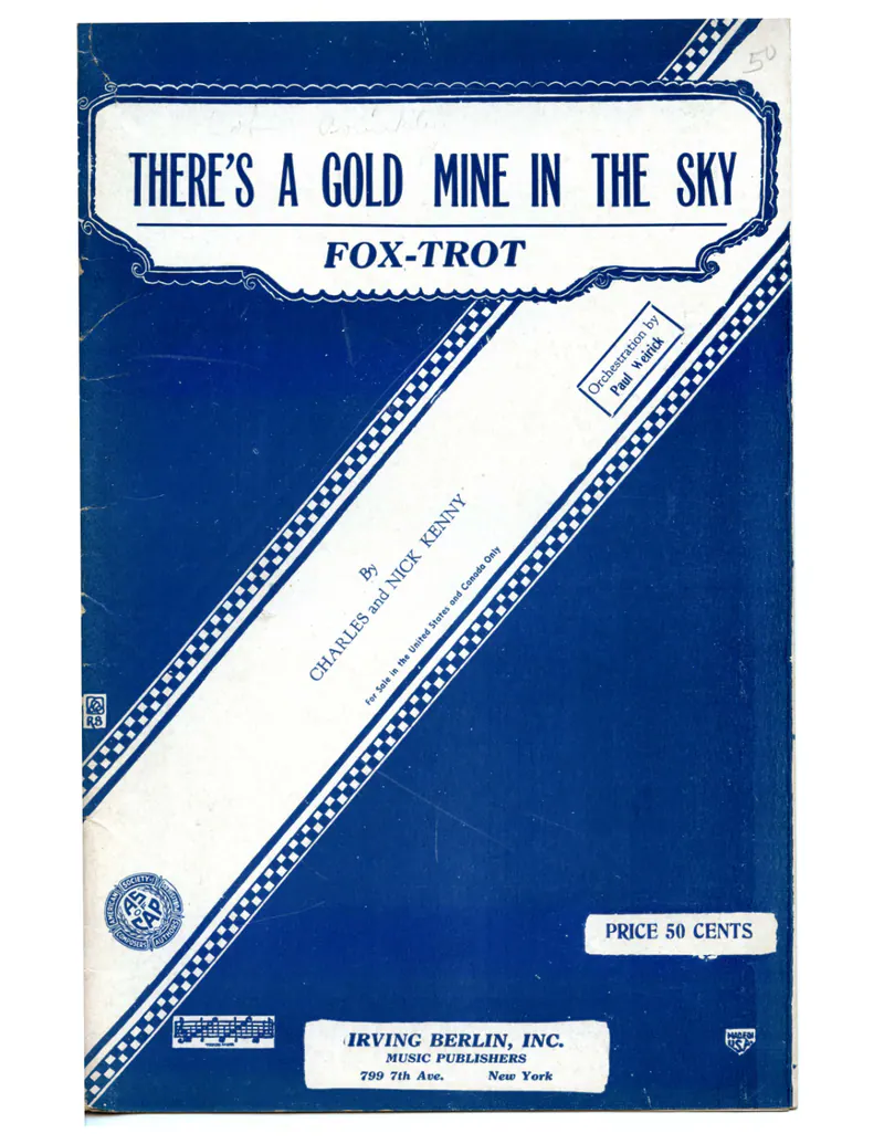 There's A Gold Mine In The Sky score preview