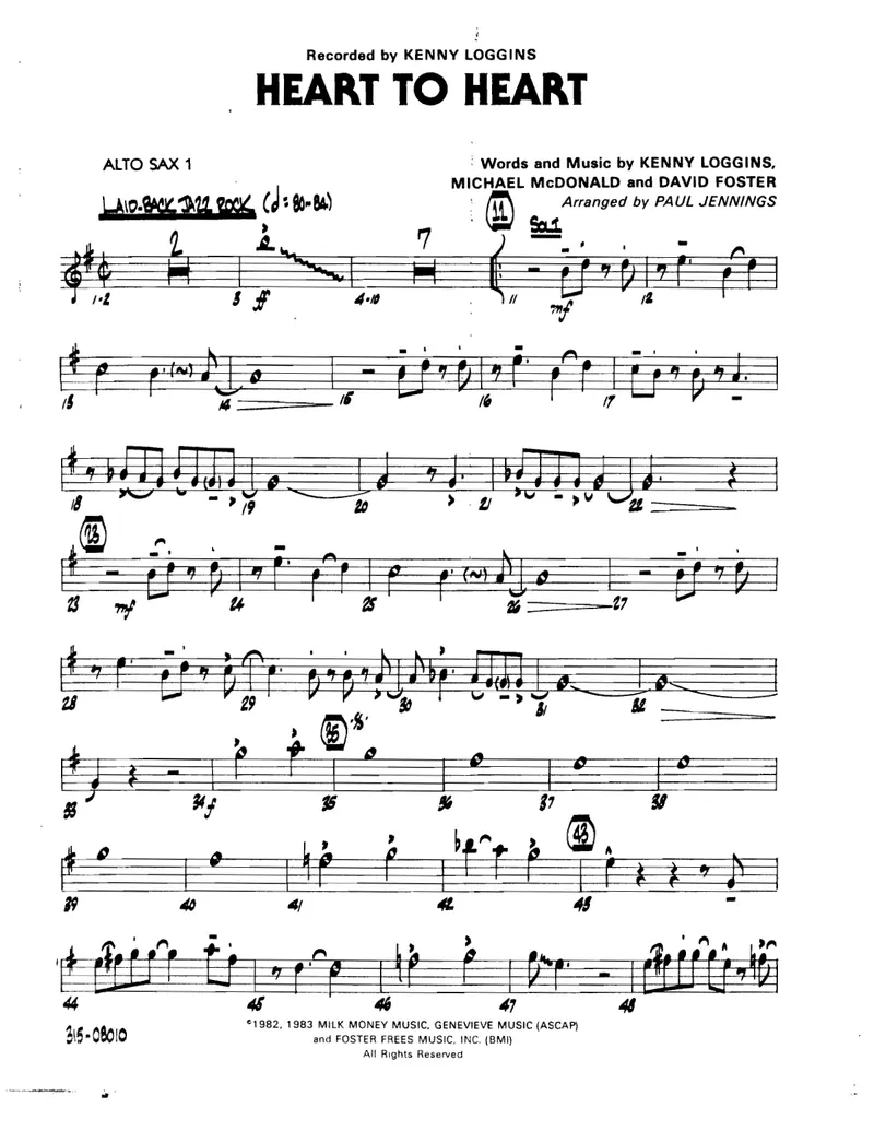 Heart To Heart score preview