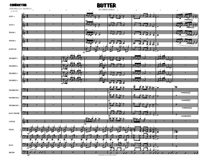 Butter score preview