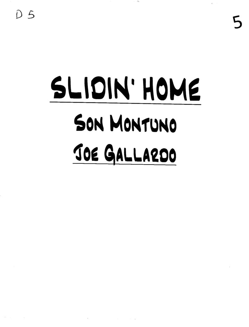 Slidin' Home score preview