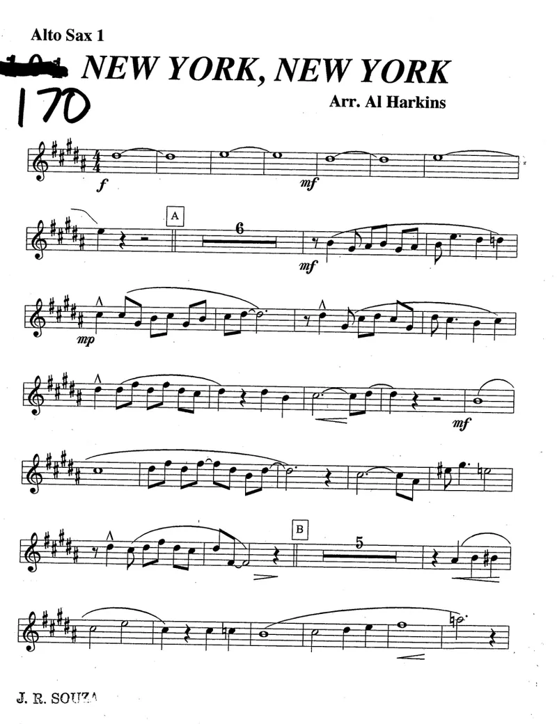 New York New York score preview