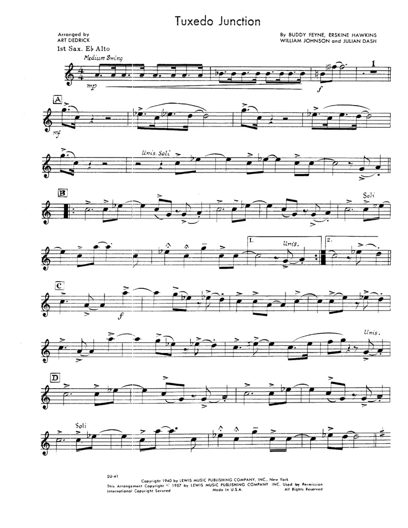 Tuxedo Junction score preview