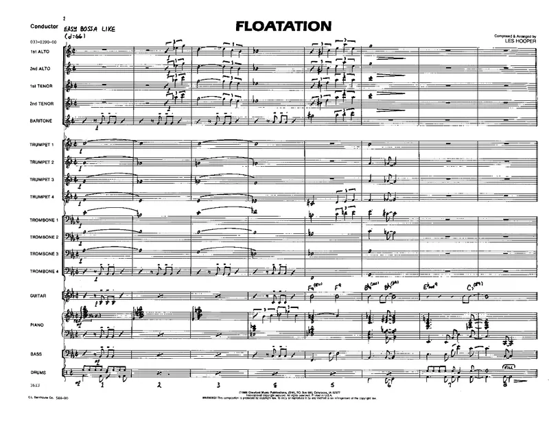 Floatation score preview