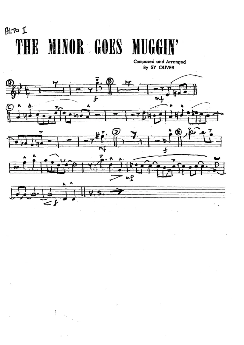 The Minor Goes Muggin' score preview