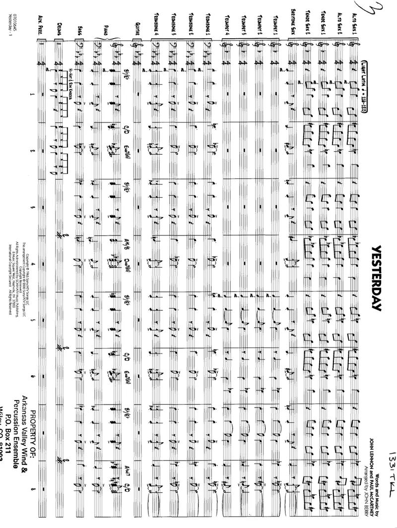 Yesterday preview page 1