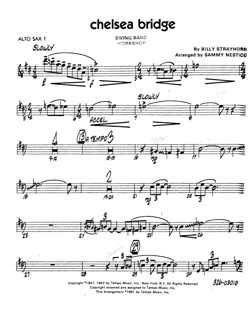 Chelsea Bridge score preview