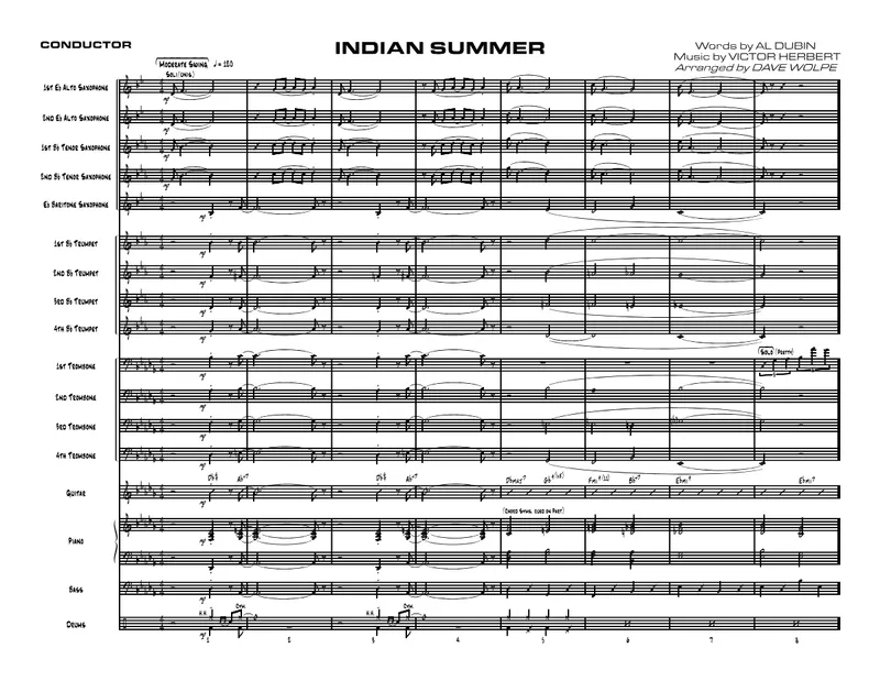 Indian Summer score preview