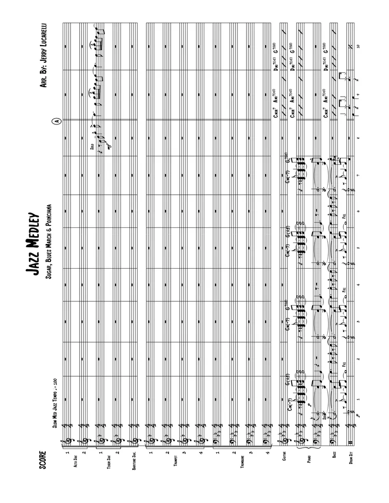 Jazz Medley score preview