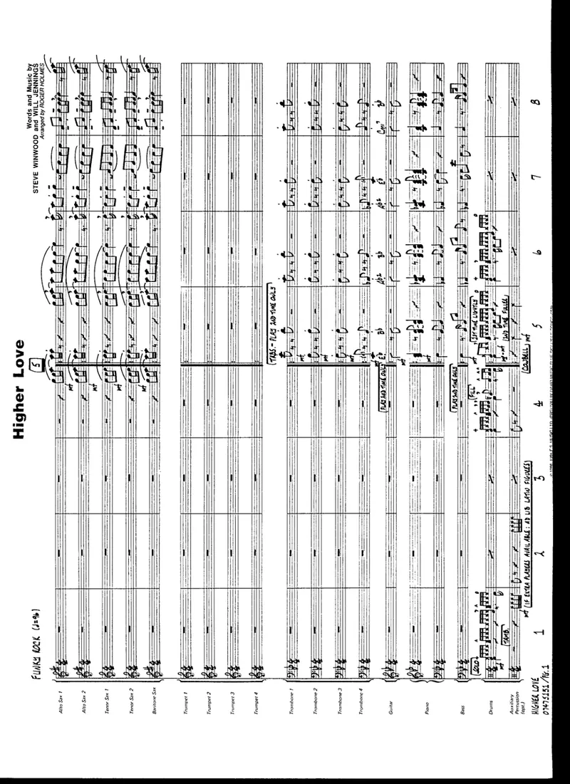 Higher Love score preview