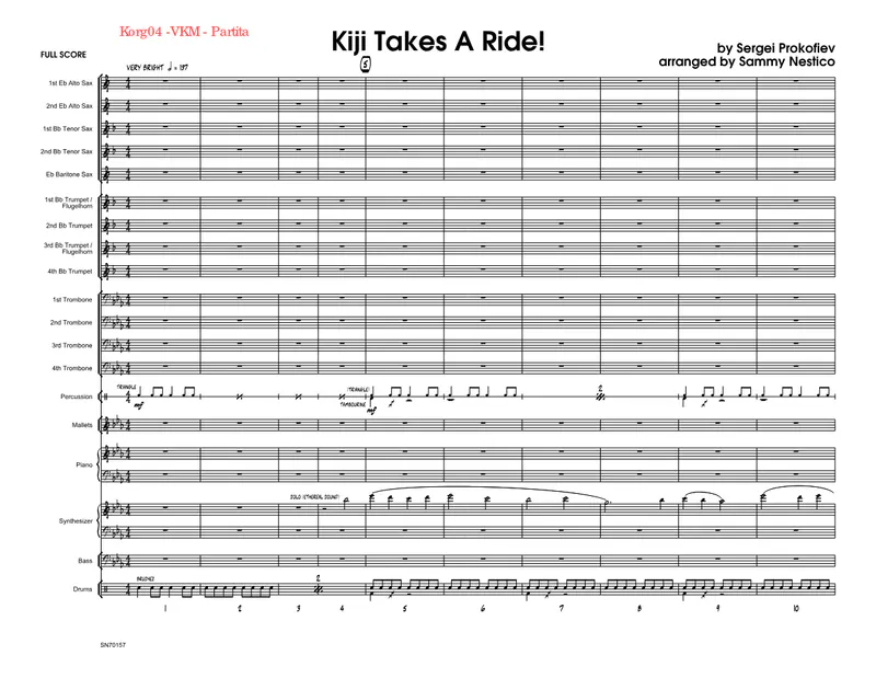 Kiji Takes A Ride score preview