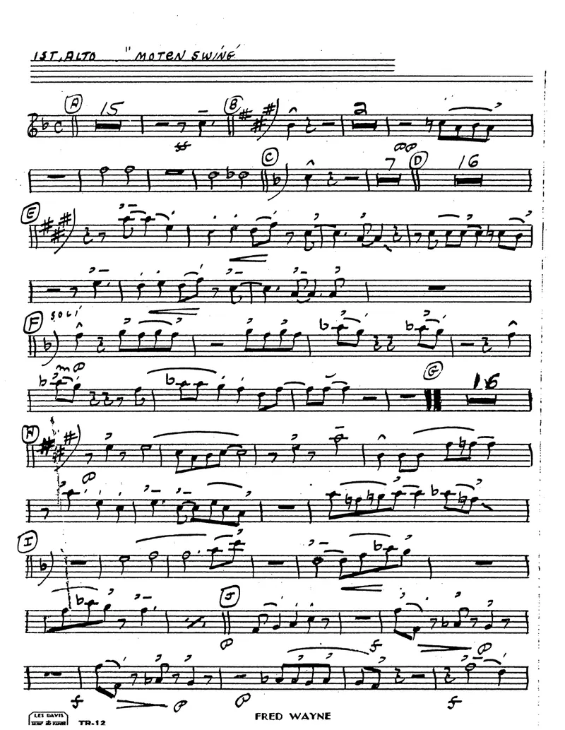 Moten Swing preview page 1