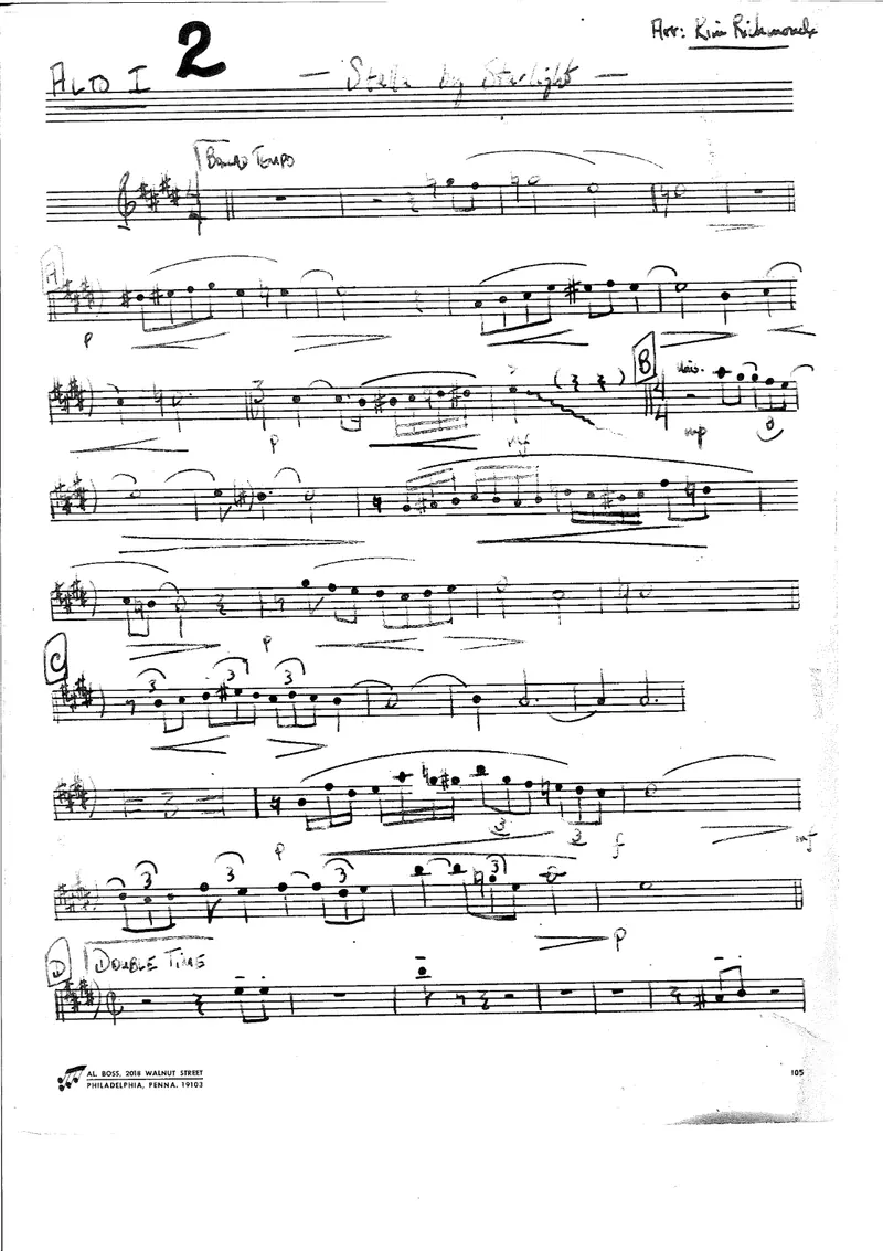 Stella By Starlight score preview