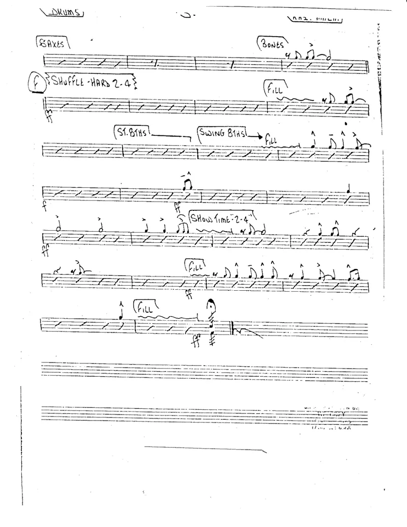 The Rhythm Machine score preview