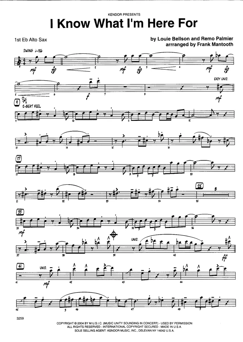 I Know What I'm Here For score preview