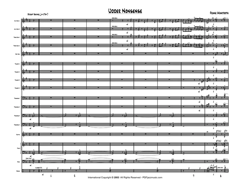 Udder Nonsense score preview