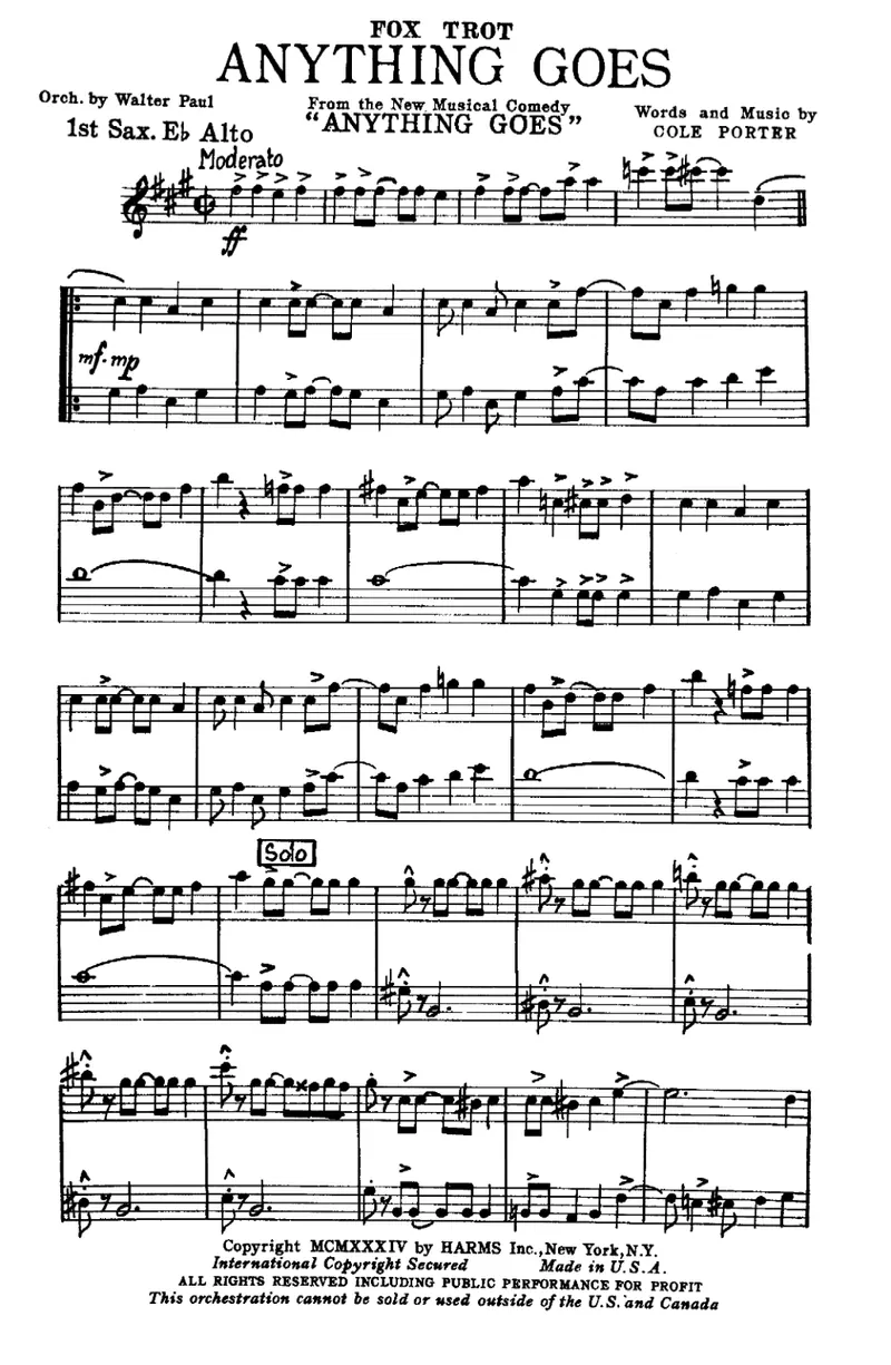 Anything Goes preview page 1
