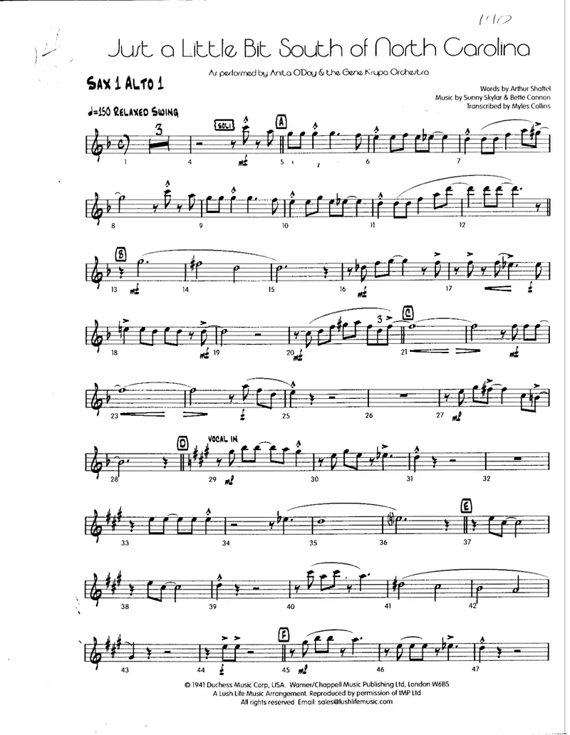 Just A Little Bit South Of North Carolina score preview