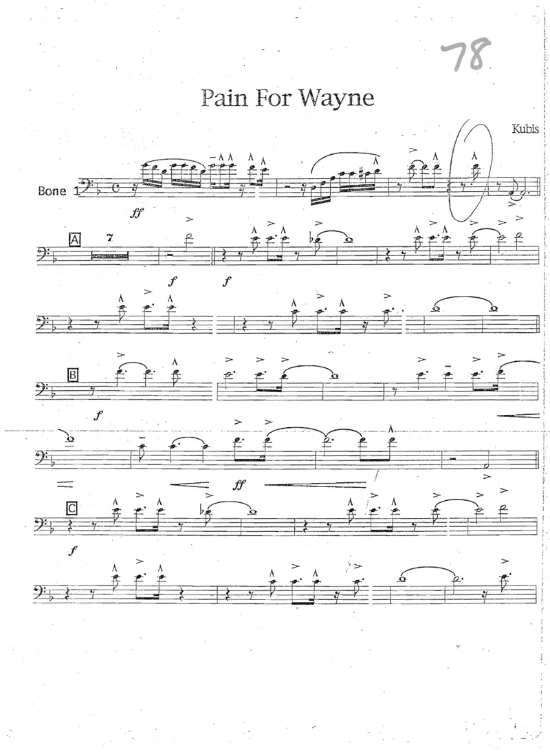 Pain For Wayne score preview
