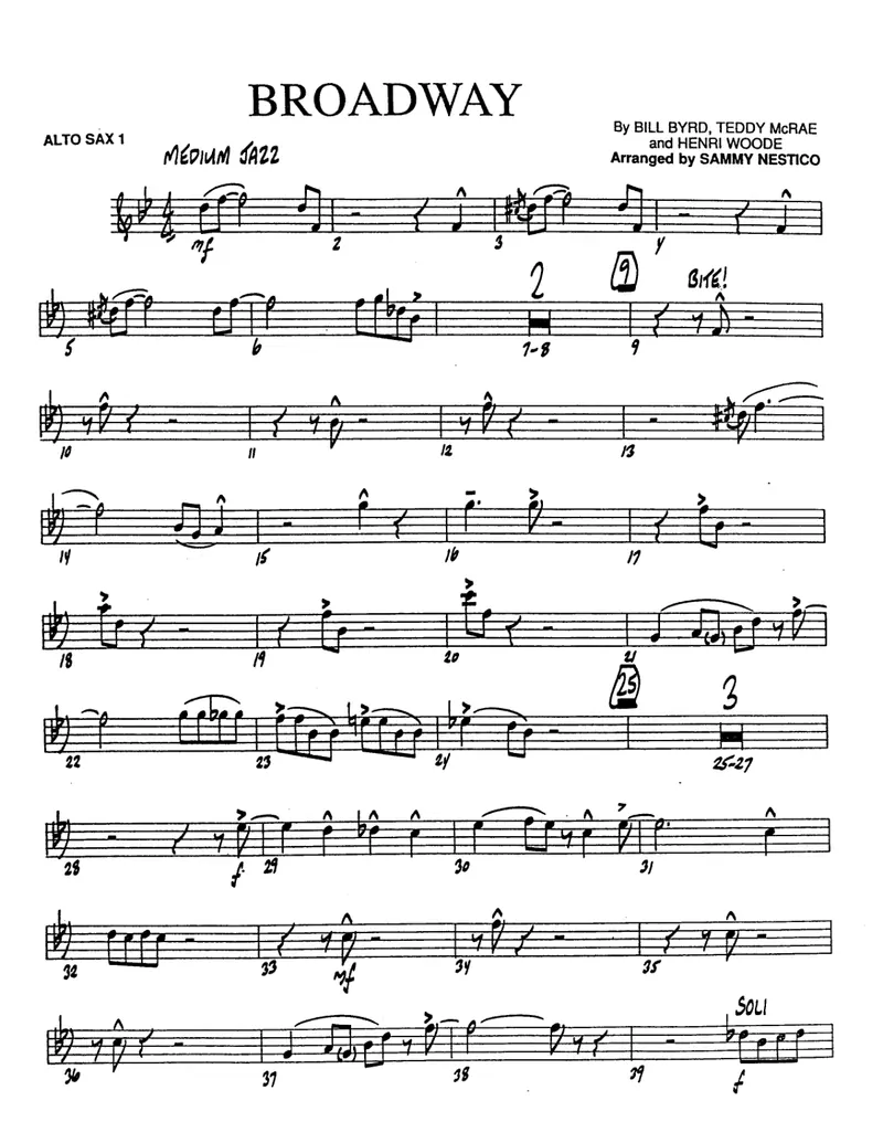 Broadway score preview