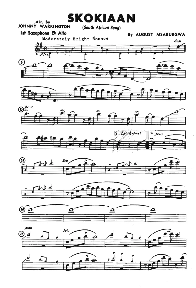 Skokiaan score preview