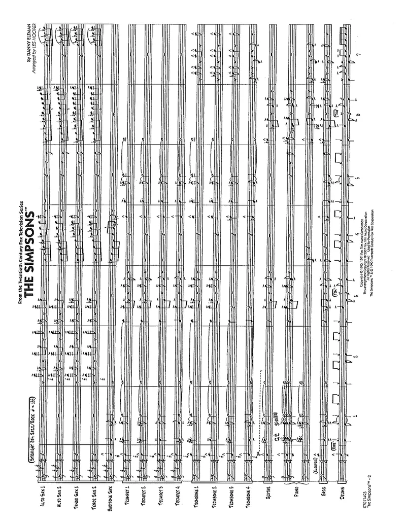 The Simpsons score preview