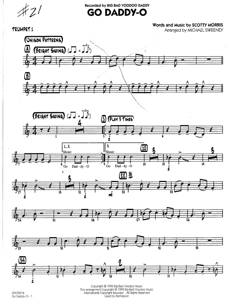 Go Daddy-O score preview