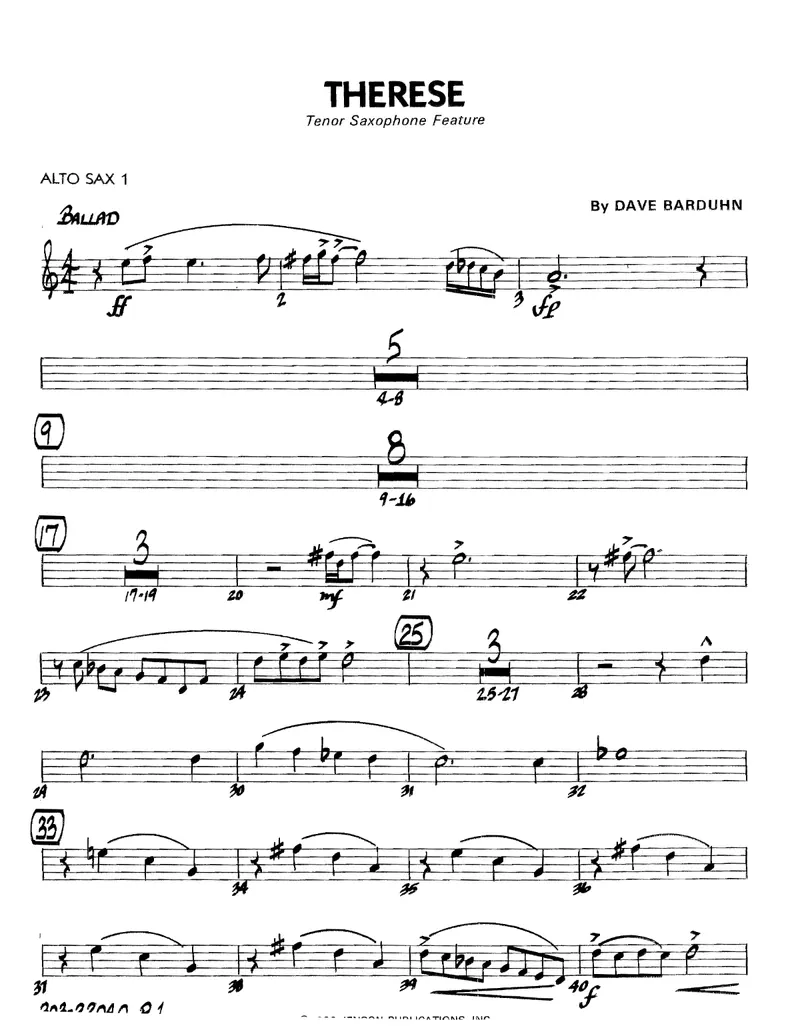 Therese score preview