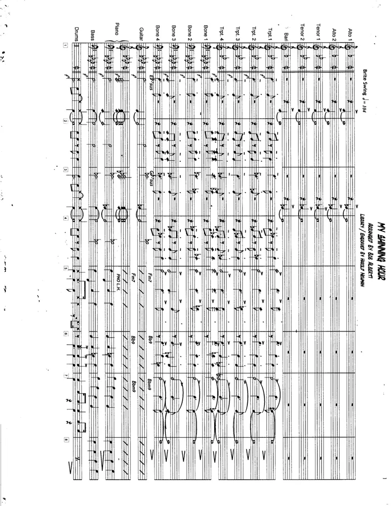My Shining Hour score preview
