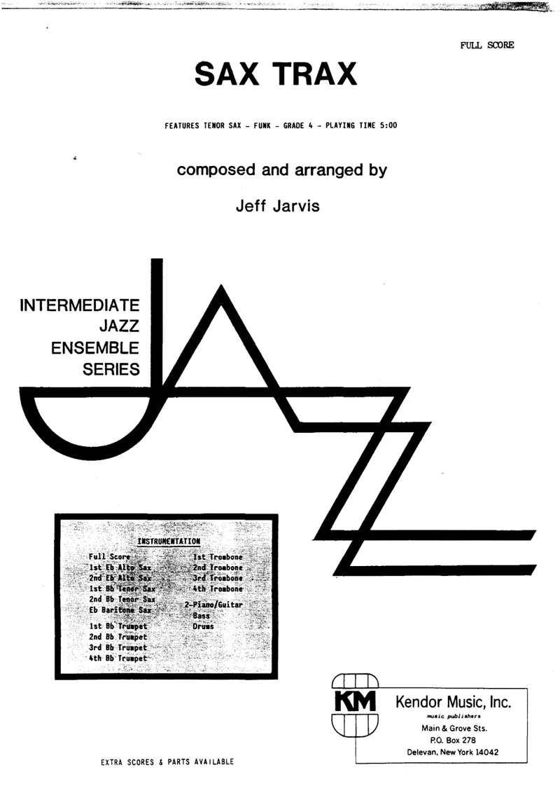 Sax Trax score preview
