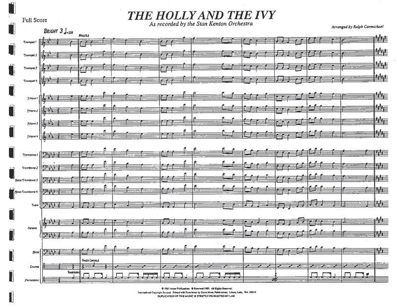 The Holly And The Ivy score preview