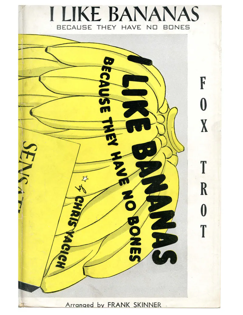 I Like Bananas (Because They Have No Bones) score preview