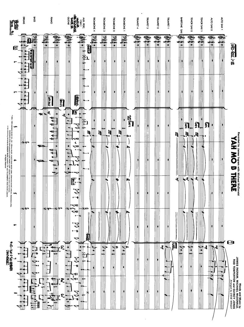 Yah Mo B There score preview