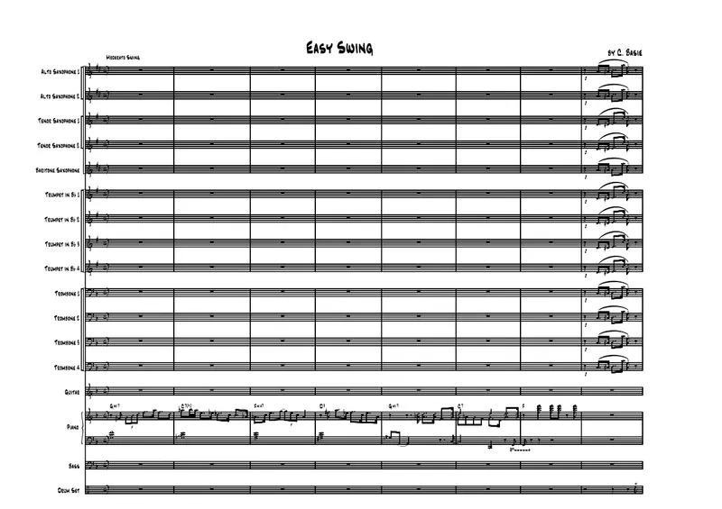 Easy Swing score preview