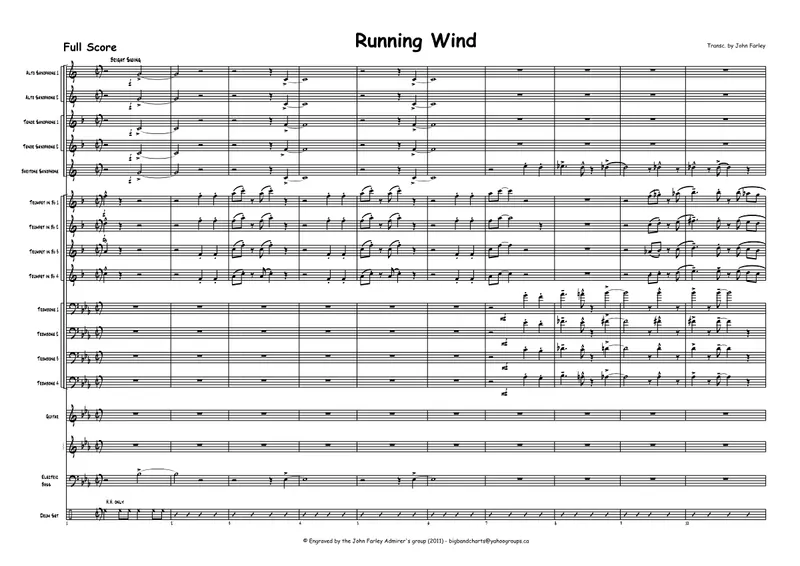 Running Wild score preview