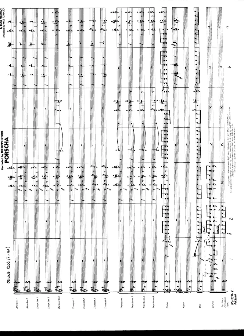 Porscha score preview