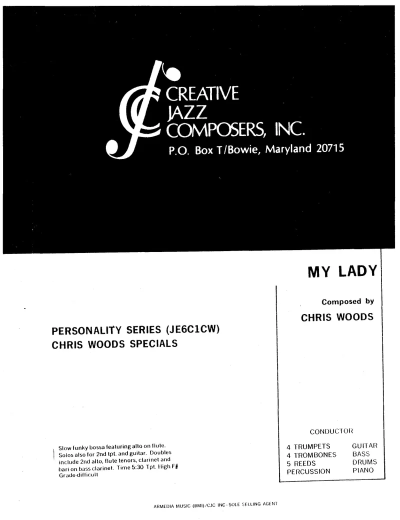 My Lady score preview