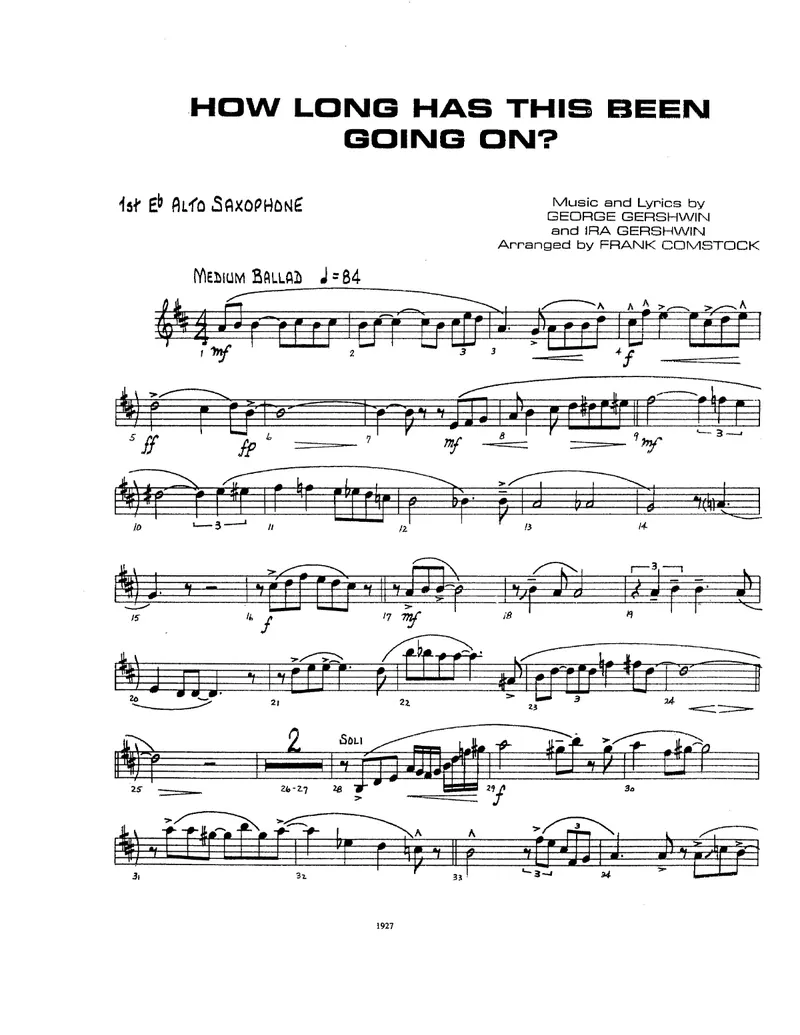 How Long Has This Been Going On score preview