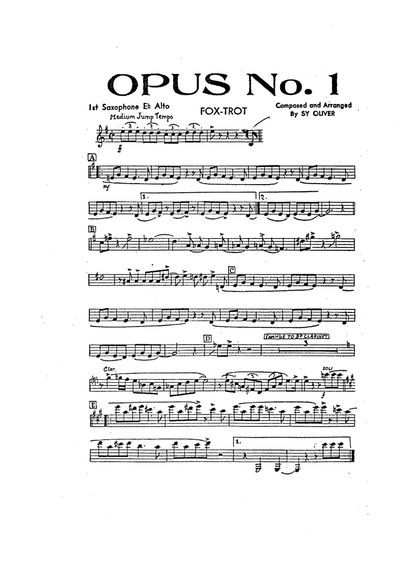 Opus No.1 preview page 1