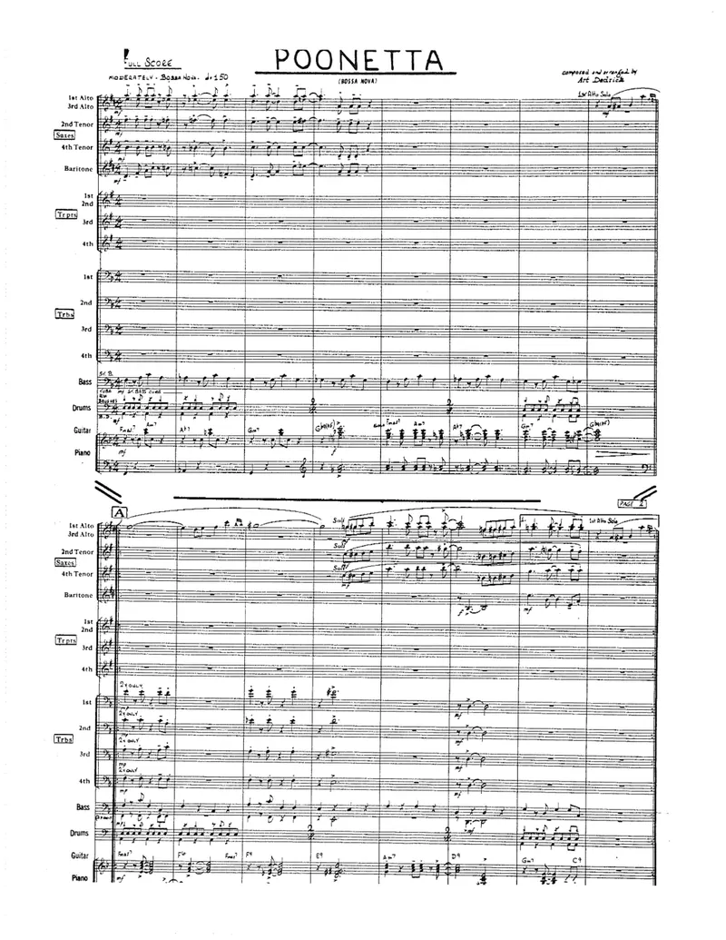 Poonetta score preview